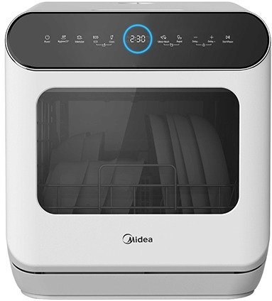 מדיח כלים על השיש Midea MDWMT030S(W)-W-IL - צבע לבן