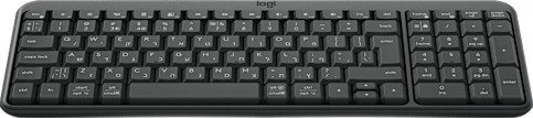 מקלדת קומפקטית אלחוטית Logitech K250 - צבע גרפיט