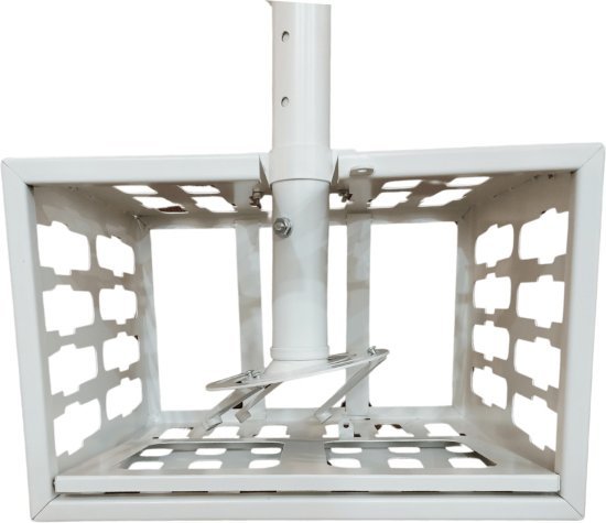 כלוב למקרן עם מתקן תלייה לתקרה SinoScreen - צבע לבן