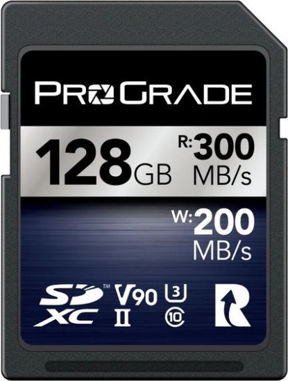 כרטיס זכרון ProGrade Digital SDXC UHS-II V90 Iridium 128GB