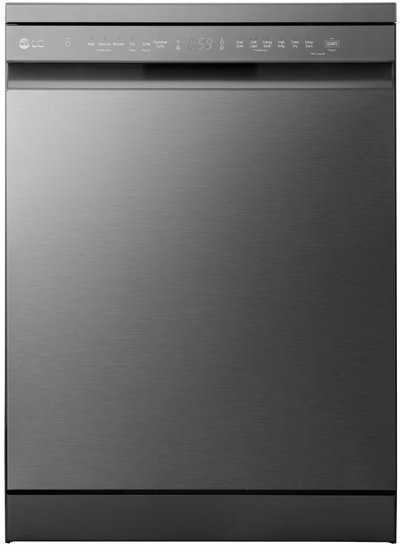 מדיח כלים עומד 14 מערכות כלים 60 ס''מ LG DFC513FM - נירוסטה מושחרת