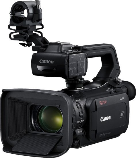 מצלמת וידאו Canon XA55 UHD 4K - צבע שחור