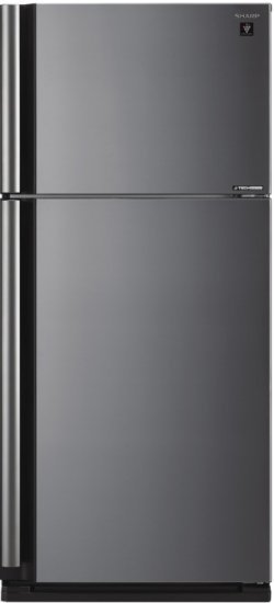 מקרר אינוורטר 2 דלתות מקפיא עליון 588 ליטר Sharp No-Frost SJ-SERN75D-SL - צבע נירוסטה