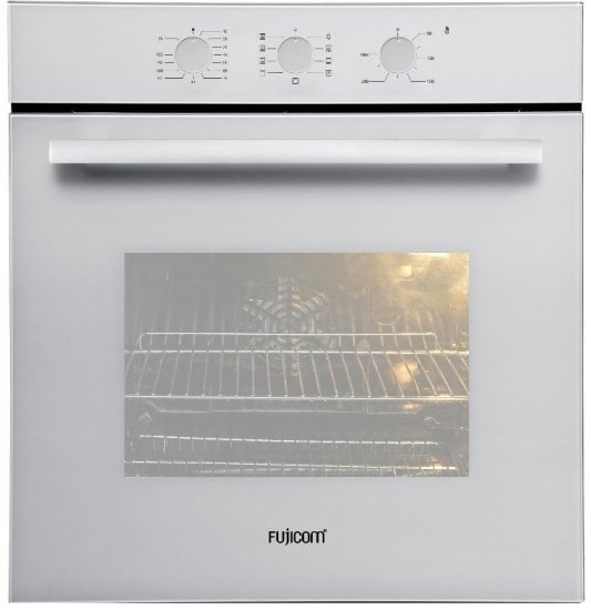 תנור אפייה בנוי מכני 73 ליטר 8 תוכניות Fujicom FJ-BIOV990W - זכוכית לבנה