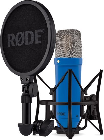 מיקרופון קונדנסר עם חיבור RØDE NT1 Signature XLR - צבע כחול