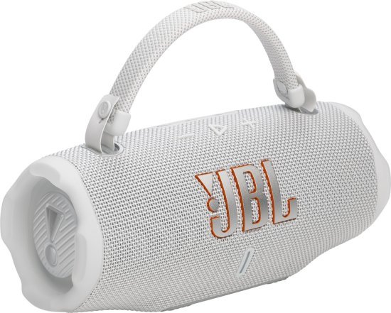 רמקול Bluetooth נייד JBL Charge 6 - צבע לבן