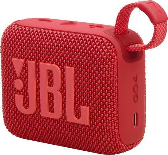 רמקול Bluetooth נייד JBL GO 4 - צבע אדום