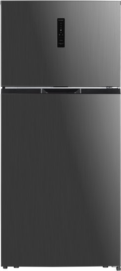 מקרר 2 דלתות מקפיא עליון 550 ליטר Normande No Frost ND-671 - נירוסטה מושחרת