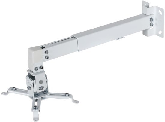 מתקן תלייה מהקיר או מהתקרה מפלדה למקרן EAZO SSCWB - לבן