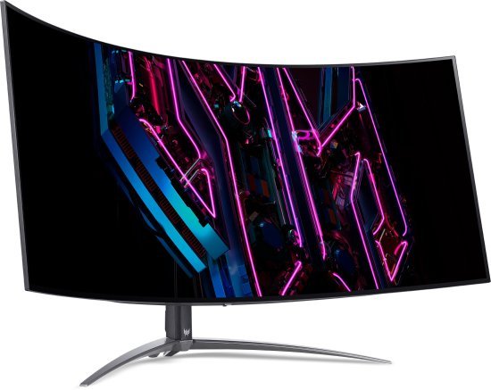 מסך מחשב קעור גיימינג ''Acer Predator X45 UWQHD OLED 240Hz 44.5