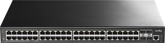 מציאון ועודפים - מתג Cudy 48-Port L3 Gigabit PoE+ 4*10G SFP GS5048S4