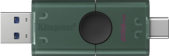 זכרון נייד Kingston DataTraveler Duo 256GB Dual USB-A and USB-C 3.2