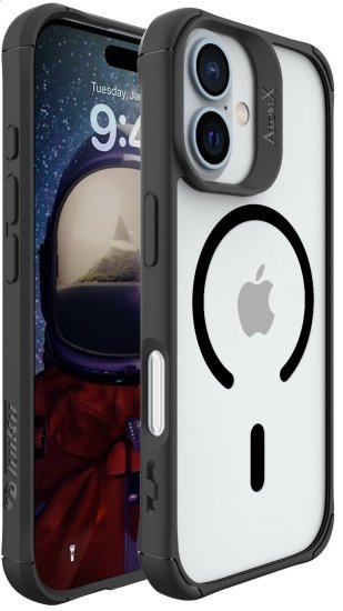 כיסוי Toiko AtomX תומך MagSafe ל- Apple iPhone 17 - צבע שקוף