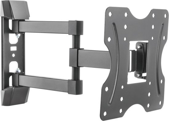 זרוע מפרקית לטלוויזיה למסכים עד ''50 דגם E2449 מבית EAZO - צבע שחור