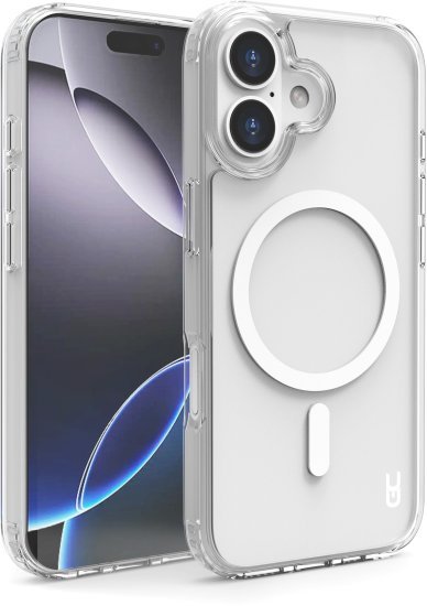 כיסוי Grip Case Crystal תומך MagSafe ל- Apple iPhone 17 - צבע שקוף