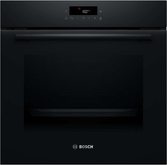 תנור בנוי פירוליטי 71 ליטר 5 תוכניות Bosch Serie 2 HBA571BB4 - שחור - תוצרת פולין - אחריות יבואן רשמי BSH