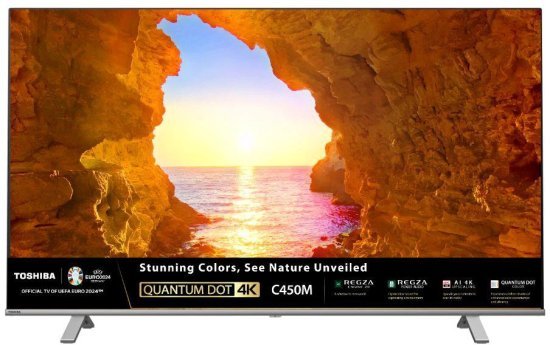 טלוויזיה חכמה ''50 Toshiba 50C450ME QLED 4K