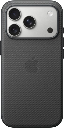 כיסוי TechWoven מקורי ל-Apple iPhone 17 Pro עם חיבור MagSafe - צבע Black