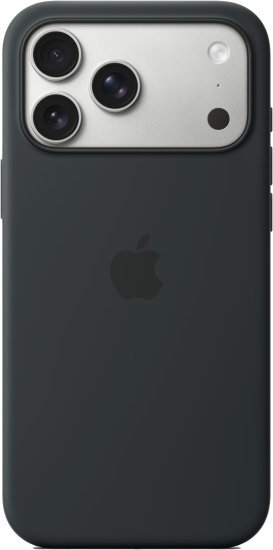 כיסוי סיליקון מקורי ל-Apple iPhone 17 Pro Max עם חיבור MagSafe - צבע Black