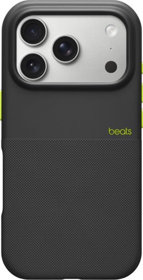כיסוי Beats Rugged ל-Apple iPhone 17 Pro עם MagSafe ו-Camera Control - צבע Everest Black