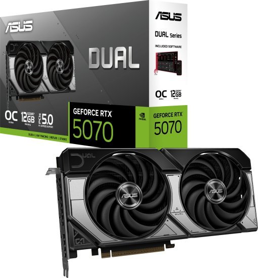 כרטיס מסך Asus DUAL RTX 5070 OC 12GB GDDR7 DUAL-RTX5070-O12G