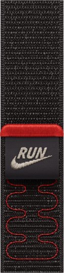 רצועת Nike Sport Loop לשעון Apple Watch 46mm צבע Midnight Black - מידה One Size