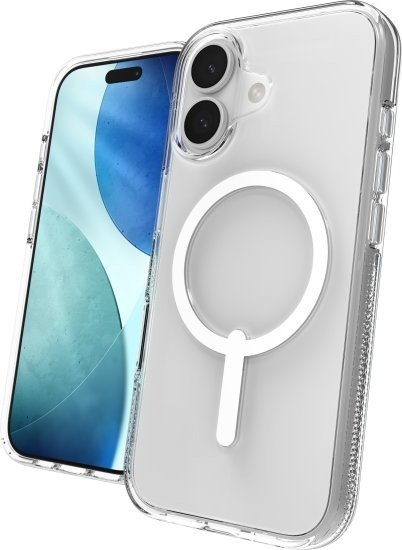 כיסוי ל-iPhone 17 תומך MagSafe דגם Crystal Palace Snap מבית ZAGG - צבע שקוף