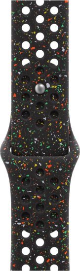 רצועת Nike Sport Band לשעון Apple Watch 46mm צבע Midnight Black - מידה M / L