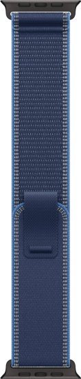 רצועת Trail Loop לשעון Apple Watch 49mm צבע Blue / Bright Blue - Black Titanium Finish - מידה S / M