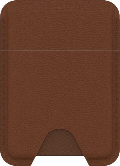 ארנק דמוי עור ל-Apple iPhone תומך MagSafe דגם Symmetry מבית OtterBox - צבע חום