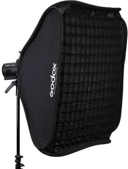 קיט תושבת S2 כולל סופטבוקס דגם SGGV6060 מבית Godox - גודל 60X60 ס"מ