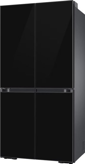 מקרר 4 דלתות מקפיא תחתון 648 ליטר Samsung Bespoke No Frost RM70F63REB - זכוכית שחורה