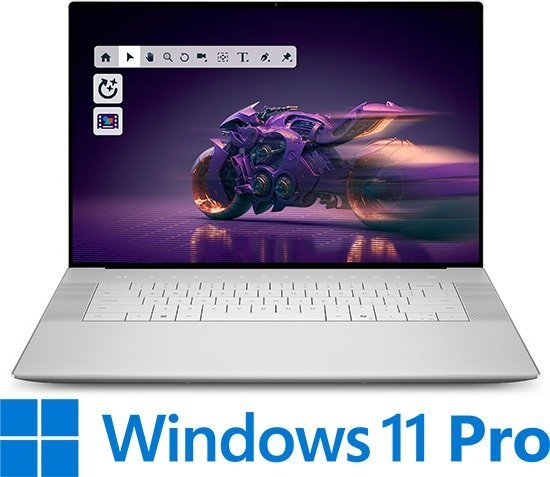 מחשב נייד עם מסך מגע Dell 16 Premium DA16250 DA16250-9302 / XP-RD33-16416 - צבע Platinum