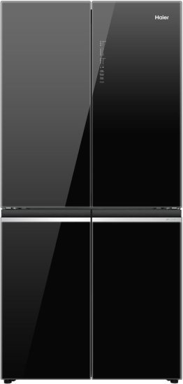 מקרר 4 דלתות מקפיא תחתון 463 ליטר Haier HRF-4560FB - זכוכית שחורה - אחריות יבואן רשמי ניופאן