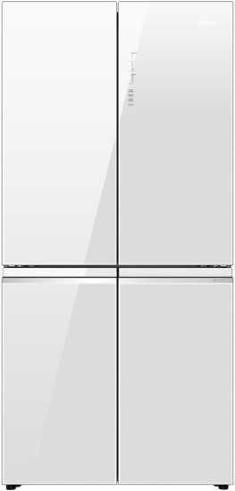 מקרר 4 דלתות מקפיא תחתון 463 ליטר Haier HRF-4560FW - זכוכית לבנה - אחריות יבואן רשמי ניופאן