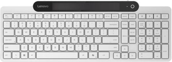 מקלדת Bluetooth עם טעינה עצמית Lenovo 800 Self-Charging Bluetooth GY41R69592 - צבע לבן