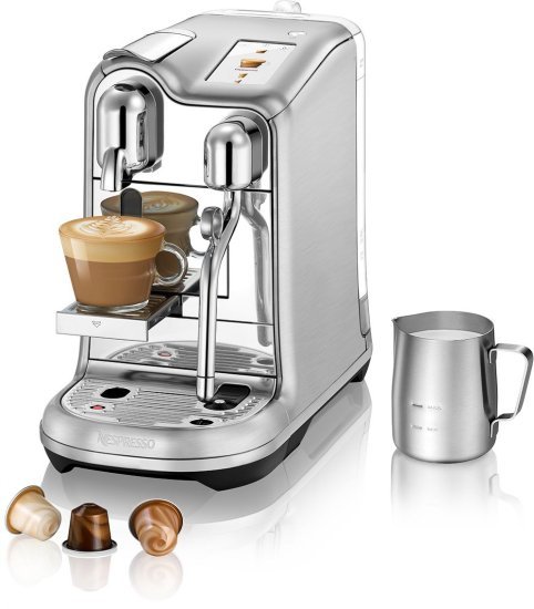 מכונת קפה Nespresso Creatista Pro - צבע נירוסטה - שנה אחריות יבואן רשמי