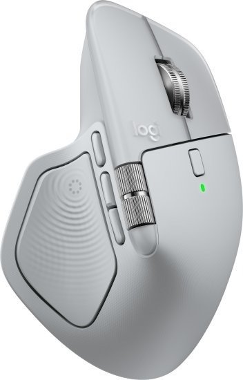 עכבר אלחוטי Logitech MX Master 4 - צבע Pale Gray