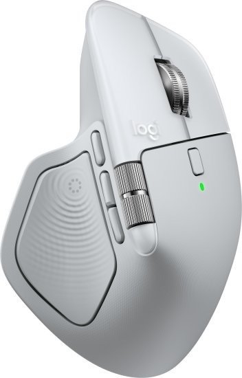 עכבר אלחוטי Logitech MX Master 4 עבור Mac - צבע White Silver