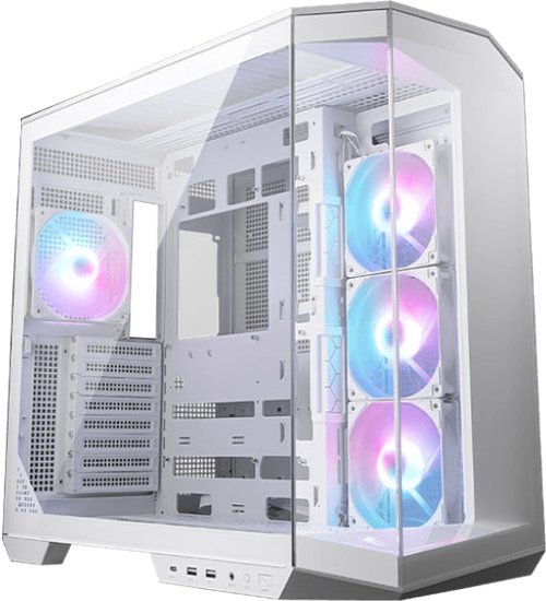 מארז מחשב ללא ספק MSI MAG PANO 100R PZ Mid Tower - צבע לבן