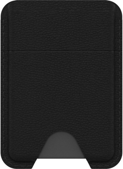 ארנק דמוי עור ל-Apple iPhone תומך MagSafe דגם Symmetry מבית OtterBox - צבע שחור