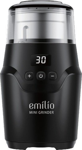 מטחנת קפה חשמלית מבית Emilio 152CQ310 - צבע שחור