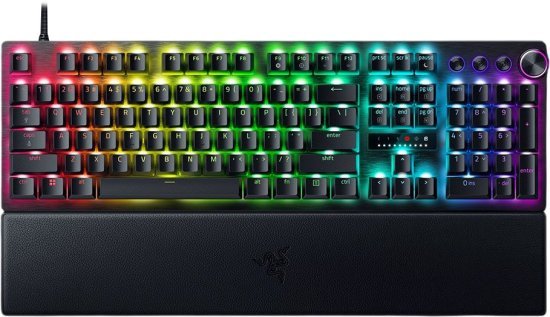 מקלדת גיימרים מכנית Razer Huntsman V3 Pro - סוג מתג אופטי-אנלוגי עם טווח הפעלה מתכוונן