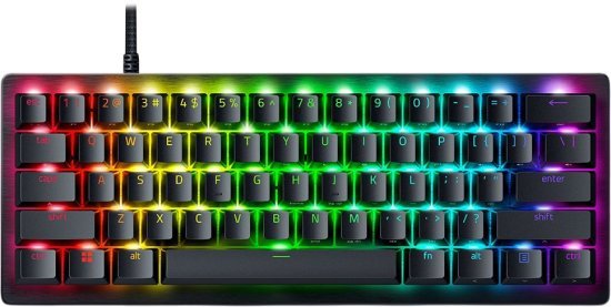 מקלדת גיימרים מכנית Razer Huntsman V3 Pro Mini - סוג מתג אופטי-אנלוגי עם טווח הפעלה מתכוונן
