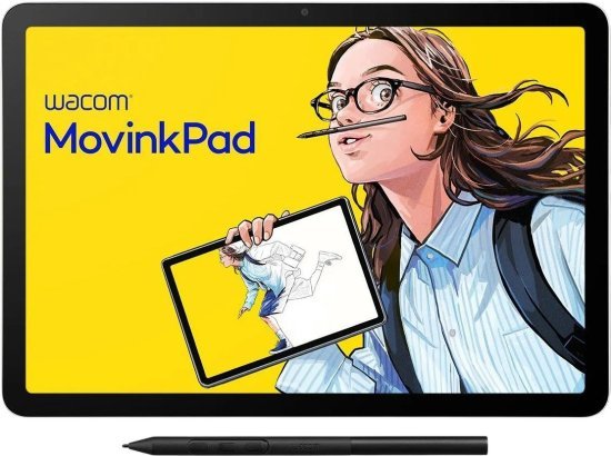 לוח גרפי עם עט ומסך מגע בגודל 11.45 אינץ' Wacom MovinkPad 11 - כולל מערכת הפעלה Android