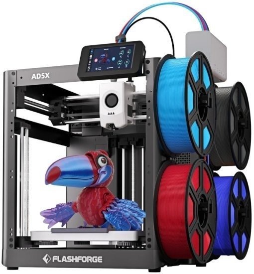 מדפסת תלת מימד דגם Adventurer 5X מבית Flashforge