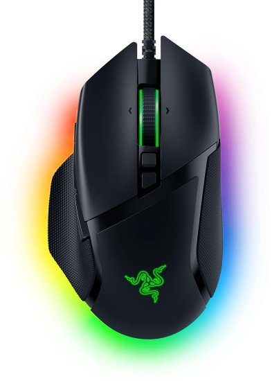 עכבר גיימינג ארגונומי חוטי Razer Basilisk V3 - שחור