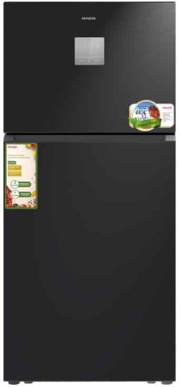 מקרר אינוורטר 2 דלתות מקפיא עליון 540 ליטר Aiwa No-Frost AI-NF-6700 - צבע שחור