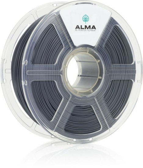 סליל הדפסה (פילמנט) 1.75 מ”מ / 1 ק”ג דגם PLA+ (PRO) מבית ALMA - צבע אפור