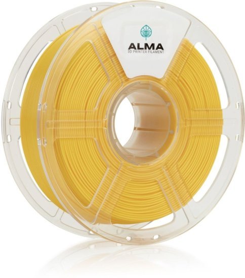 סליל הדפסה (פילמנט) 1.75 מ”מ / 1 ק”ג דגם PLA+ (PRO) מבית ALMA - צבע צהוב
